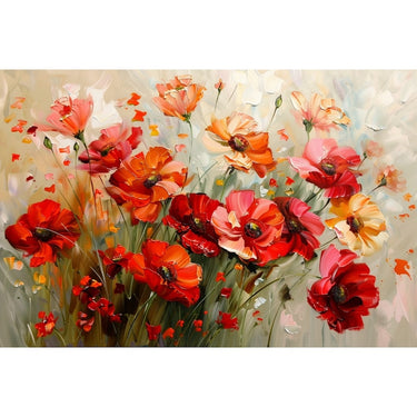 Canvas with Flowers